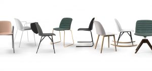 Quinti DEEP Plastic stackable side chairs from Furniture hive