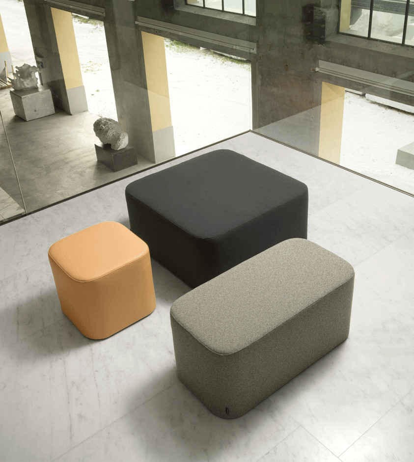 Point Q - Cube pouffs from Furniture Hive